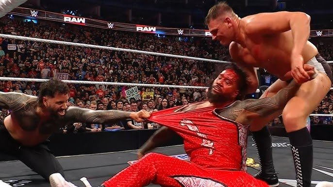 Gunther Destroys The Jimmy Usos: A Historic Moment in WWE Fans See USOS Blading Blood Pressure In The Ring