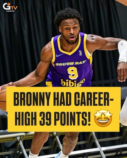 In Two Minutes Bronny James’ Stellar Debut: NBA World in Awe as He Shines Against Thunder in Lakers Game