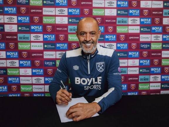 West Ham United did a huge mistake to appointing Nuno Espirito as a head coach after he failed woefully with Nottingham Forest