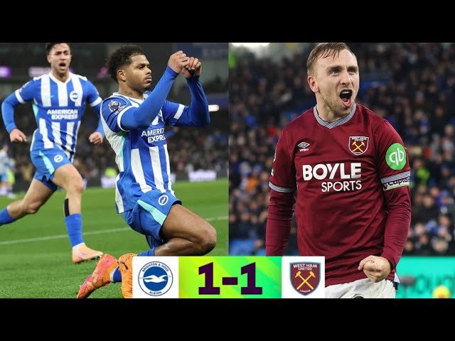 ESPN REPORT: CONTROVERSIAL VAR CALL SPARKS OUTRAGE AS WEST HAM DENIED WIN AFTER BRIGHTON HANDBALL DRAMA