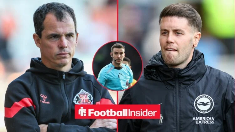 Thomas Kirk Watch Chaos: Three Referee Blunders in Sunderland vs Brighton Scattered throughout