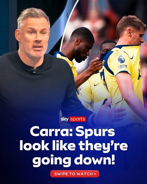 Sunderland 1-0 Tottenham: Jamie Carragher slams I can’t believes Spurs are going down to Championship and does not think they can even beat Wolves