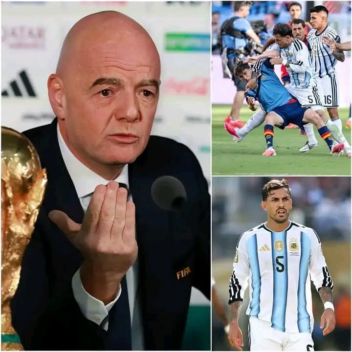🚨 FIFA-HAMMER GEGEN LEANDRO PAREDES? Schwere Sanktion nach angeblicher Schlägerei mit spanischen Spielern sorgt für Aufruhr