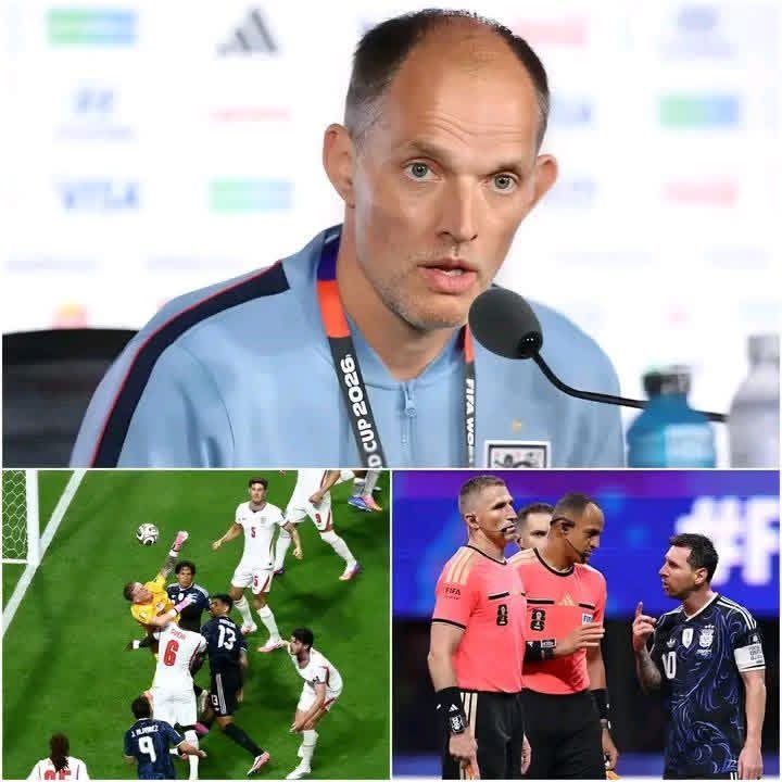 🚨 EILMELDUNG: Komplettes Schiedsrichterteam nach England-Niederlage gegen Argentinien suspendiert – Tuchels sechs Worte sorgen für Aufruhr