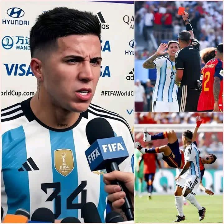EILMELDUNG: Enzo Fernández sorgt nach Argentiniens 0:1 gegen Spanien für Eklat – FIFA reagiert umgehend