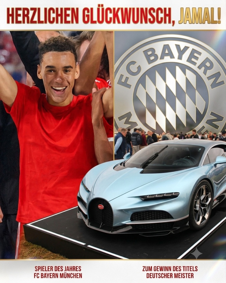 GLÜCKWUNSCH AN JAMAL MUSIALA ZU SEINEM NEUEN BUGATTI TOURBILLON – EIN SYMBOL FÜR ERFOLG UND AUFSTIEG