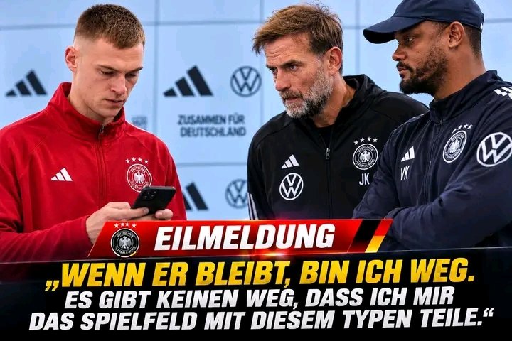 EILMELDUNG: Joshua Kimmich sorgt mit einem