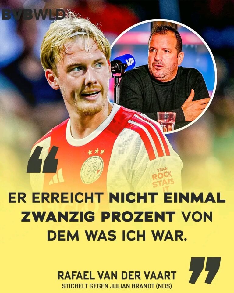 💥🎙️: “Wir müssen nicht dankbar sein, dass er bei Ajax spielt. Wenn wir so tief gesunken sind. Er ist schon bisschen ein Schönwetterfußballer!