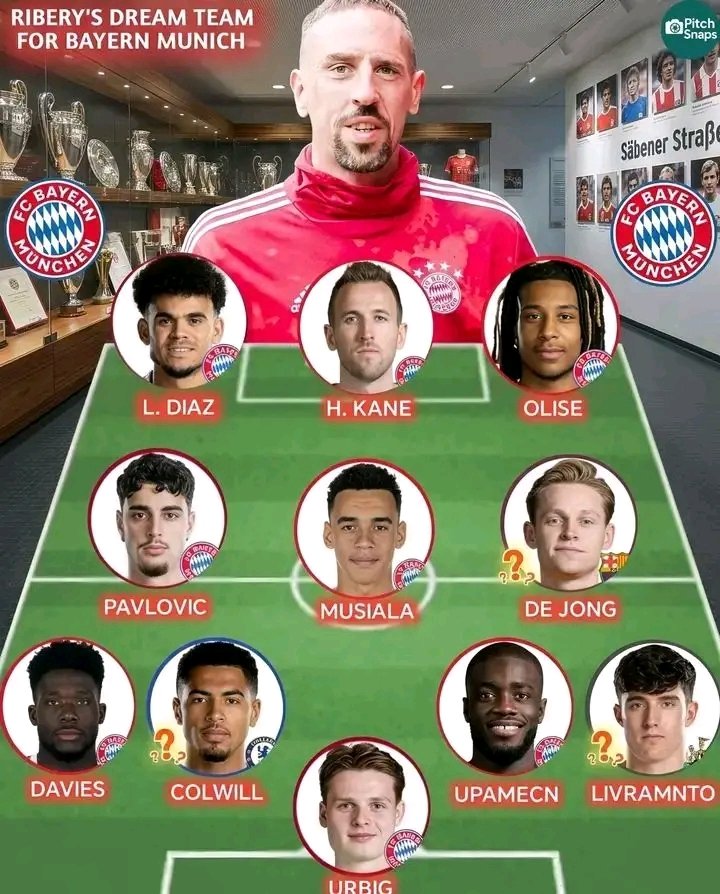 Was stimmt nicht mit Franck Ribérys Traumteam für den FC Bayern?