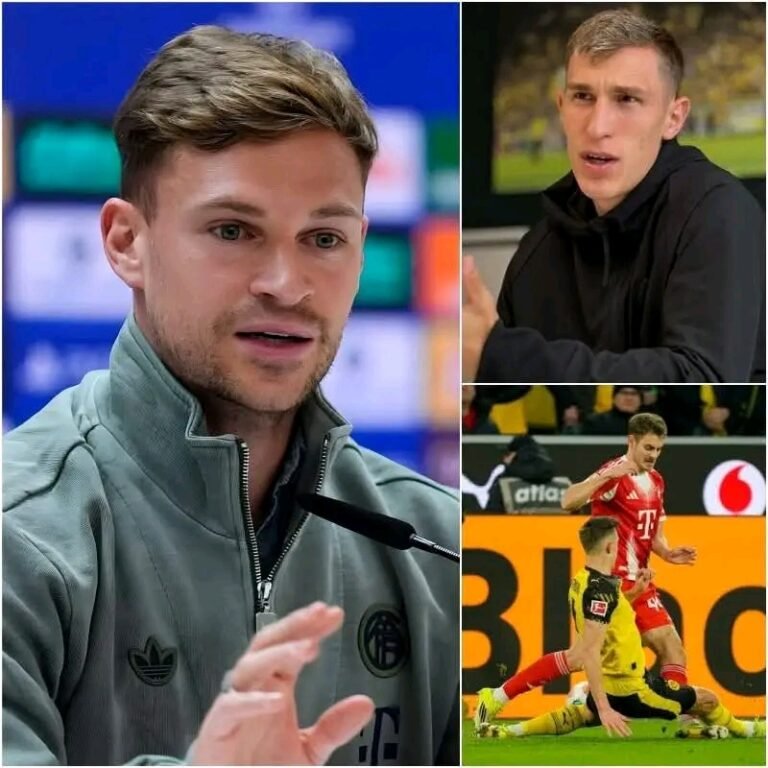 🚨🚨SENSATIONELLE NACHRICHTEN: „Dortmund kann nicht mit uns mithalten – es gibt nur eine Nummer eins in Deutschland: den FC Bayern!“ Mit dieser provokanten Aussage heizte Joshua Kimmich die Stimmung im deutschen Fußball an und löste eine hitzige Debatte aus. In Dortmund wurden seine Worte als Kriegserklärung wahrgenommen und lösten bei den Fans sofort heftige Reaktionen aus. Doch anstatt R….