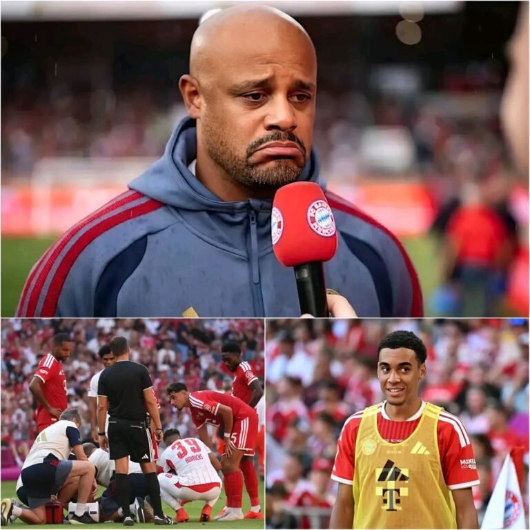 SCHOCKIERENDE NACHRICHT – VOR GERADE EINMAL 30 MINUTEN: Jamal Musiala lässt Bayern-Fans zittern – Vincent Kompany gibt nach dramatischen Szenen ein Update über den Zustand des 23-Jährigen