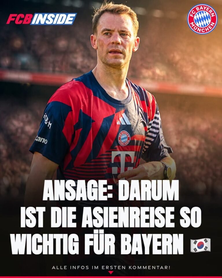 🚨💥 Klare Ansage von Manuel Neuer sorgt für Aufsehen
