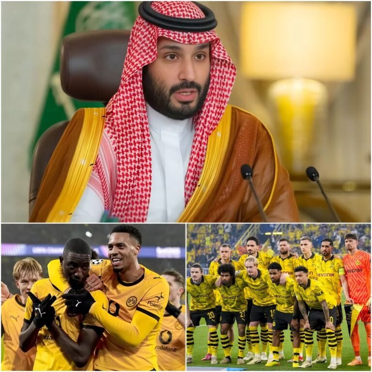🔥 „GEBEN SIE MIR Borussia Dortmund! ICH WERDE DIESE MANNSCHAFT ZUR GRÖSSTEN UND STÄRKSTEN KRAFT IN DER GESCHICHTE DES WELTFUSSBALLS MACHEN!“ – Mohammed Al Saud, Vorsitzender des Public Investment Fund (PIF) und einer der mächtigsten Milliardäre Saudi-Arabiens, bereitet angeblich einen ehrgeizigen Plan zum Kauf von Borussia Dortmund vor, mit einem beispiellosen Budget und einem umfassenden Umstrukturierungsprojekt, das darauf abzielt, ein wahres „Fußballimperium“ zu schaffen, das den Sport in den kommenden Jahren dominieren kann. 👇👇