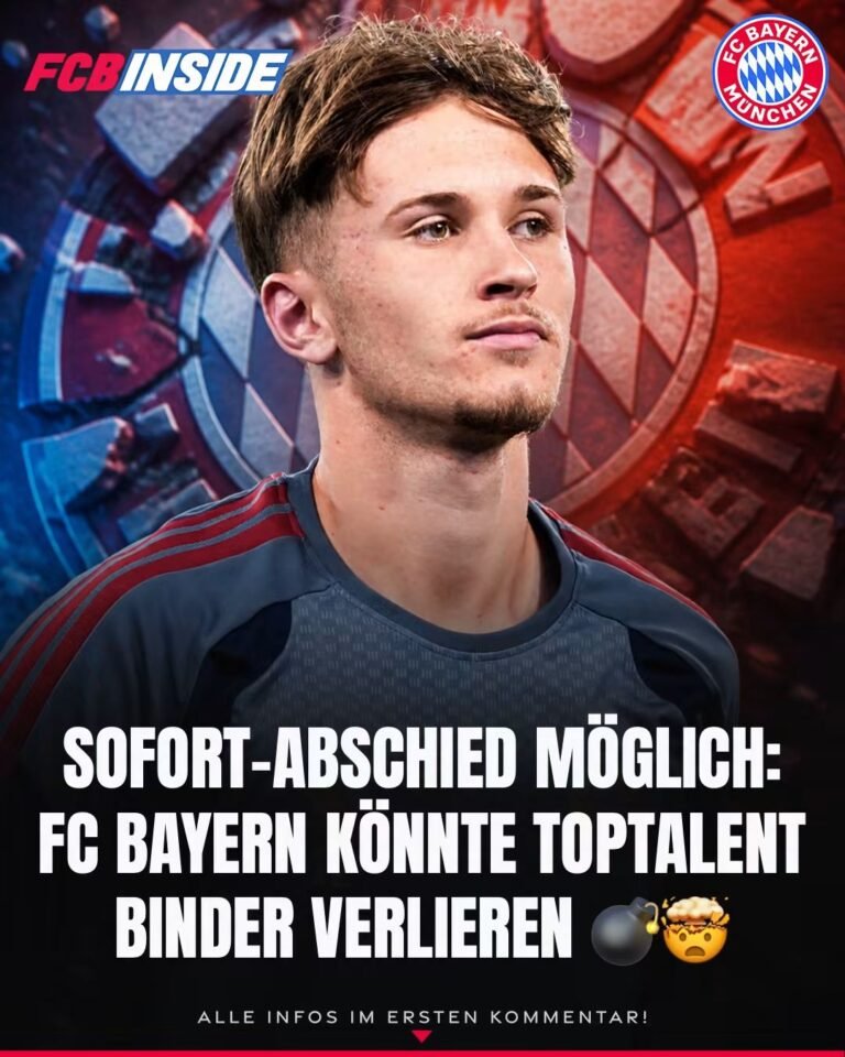 EXKLUSIV: Binder vor Bayern-Abgang? 🤯👇