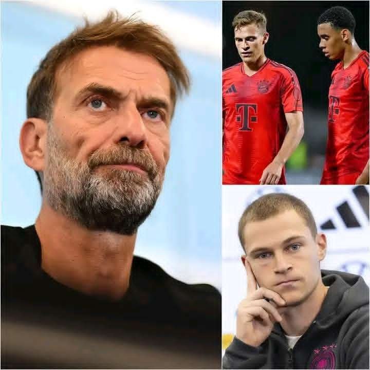 Klopp sorgt für Beben: Kimmich vor dem Aus – auch Bayern-Stars nicht eingeplant! 🚨 EILMELDUNG: Jürgen Klopp sorgt mit einer brisanten Aussage für einen Paukenschlag! Nach der heutigen Pressekonferenz steht plötzlich die Zukunft von Joshua Kimmich bei der deutschen Nationalmannschaft im Mittelpunkt. Klopp soll bestätigt haben, dass der Bayern-Star in seinen Planungen für die EM 2028 keine Rolle spielt. Doch damit nicht genug: Auch aktuelle Bayern-Spieler sollen offenbar nicht Teil seines neuen Projekts sein. Drei Gründe soll Klopp dafür genannt haben – und damit eine heftige Debatte im deutschen Fußball ausgelöst haben. Kurz darauf meldete sich Kimmich mit 21 deutlichen Worten zu Wort. Seine Reaktion verbreitete sich innerhalb kürzester Zeit und sorgte für massive Reaktionen bei Fans und Experten. 🔥 Kimmich gegen Klopp? Die deutsche Fußballwelt diskutiert!