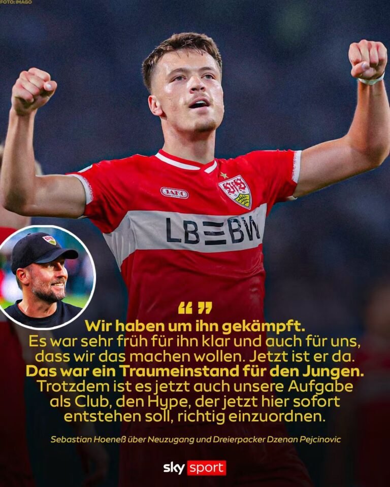 Drei Tore im ersten Pflichtspiel – ein Einstand nach Maß für Dzenan Pejcinovic!⚽⚽⚽ ➡️25 Millionen Euro zahlte der VfB für Pejcinovic an den Bundesliga-Absteiger VfL Wolfsburg. Die Stuttgarter wollten keinen anderen Stürmer haben als ihn. Und auch der deutsche U…..