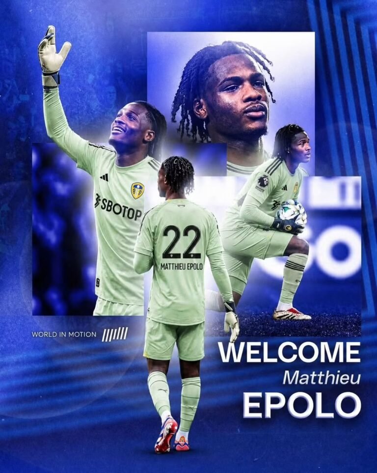 TRANSFER CONFIRMED: Leeds United has officially announced the signing of new goalkeeper Matthieu Epolo from… see more