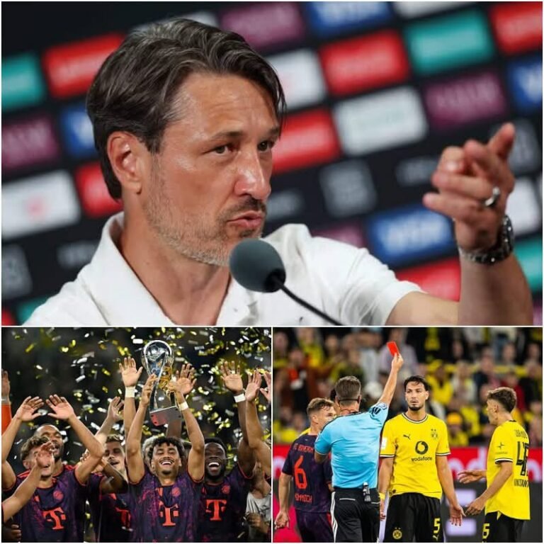🔥 „Wenn sie wirklich wollten, dass Bayern um jeden Preis gewinnt, hätten sie Bayern einfach den deutschen Supercup geben sollen, anstatt uns diese sinnlosen Spiele spielen zu lassen.“ Dortmunds Trainer Niko Kovač verlor völlig die Beherrschung und warf den drei Schiedsrichtern vor, das Ergebnis ganz offensichtlich manipuliert zu haben. Er behauptete, sie hätten absichtlich jedes Foul der Bayern-Spieler ignoriert und Dortmund dadurch in eine völlig unfaire und riskante Situation gebracht… 👇