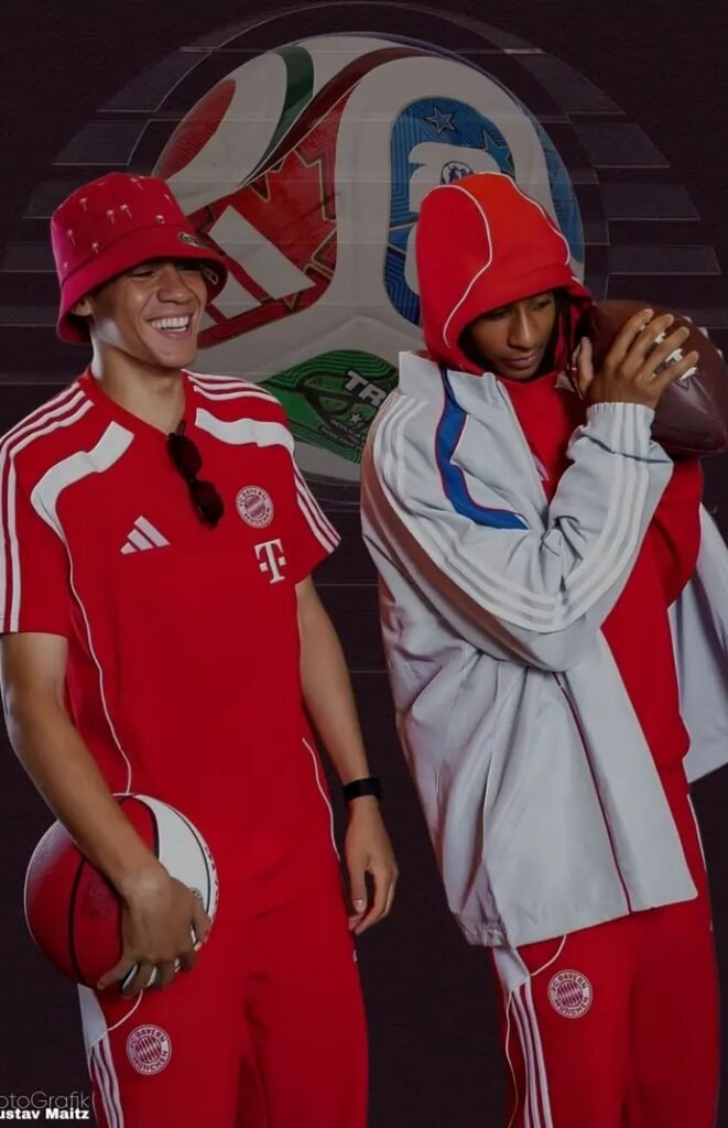 Auch diese Sportart mit einem Ball lieben Michael Olise und Jamal Musiala als Zuschauer ⚽🏀…..
