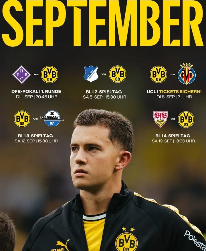 in den September! …